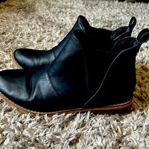 Black ankle boots